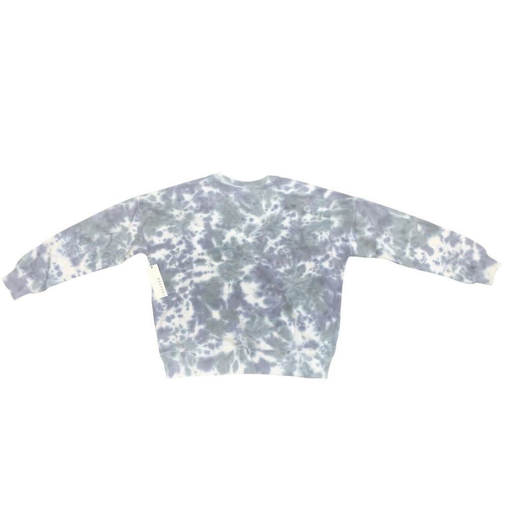 LACAUSA Anthropology, Women’s Blue Gray Tie Dye Oversized Sweater, Small, NWT - Picture 3 of 7
